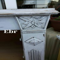 Ebru hanım'ın eskitme boyadığı dolabı