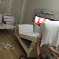 Döşeme değişiminden, boyasına hepsi el emeği.. Cansu hanımın salon dönüşümü.