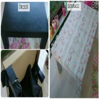 Yeşim Hanım'ın yenilediği deri sehpası