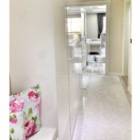 Ev gezmesi - Pembe ağırlıklı modern ve country karışımı bir ev