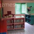 2 öğretmenin tamamen emekleri ile yaptıkları okul kütüphanesi..