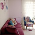 Arzu hanımın renkleri doyasıya kullandığı cıvıl cıvıl evi..