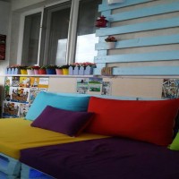 Elif hanımın rengarenk balkonu