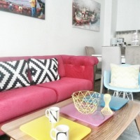 Pembe, mavi ve sarılarla rengarenk bir yaşam