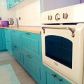 Berna Hanım'ın Turkuaz Renkli, Enerjik Mutfağı...