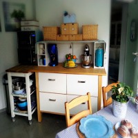 Gökçe Hanım'ın akdeniz esintileriyle dolu evinde mavinin 50 tonu