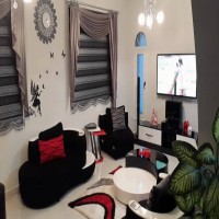 Selcan Hanım'ın kırmızı, siyah ve beyaz evi