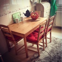 Melek Hanım'ın pastel yeşil ve toprak tonlarında harika evi