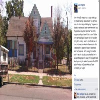 Komşularının el birliğiyle boyadıkları yaşlı çiftin evi