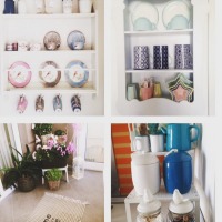 Beyazın canlı renklerle kombinlendiği içimizi açan bir ev