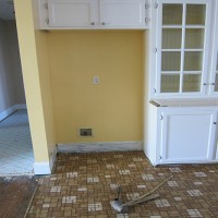 Beyazdan pembeye bir mutfak yenilemesi..