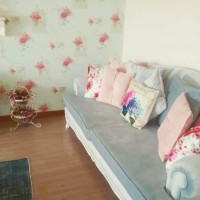 Beyhan hanımın pastel pembe, mavi ve yeşillerle country stil evi.