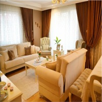 Melek Hanım'ın pastel yeşil ve toprak tonlarında harika evi