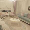 Pastel tonlar ve yenilenmiş 30 senelik mobilyalarla masalsı bir ev..