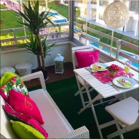 1 balkondan renk ve aksesuar değişimiyle 20 farklı balkon