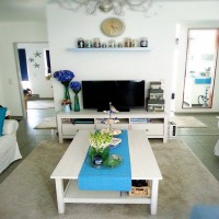 Gökçe Hanım'ın akdeniz esintileriyle dolu evinde mavinin 50 tonu