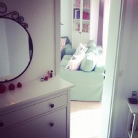 Ebru Hanım'ın her köşesi güzel değerlendirilmiş iç açıcı evi..