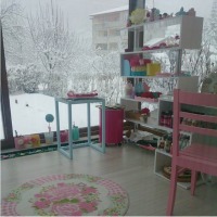 Yeşim Hanım'ın zevkle dekore edilmiş evi ve kış bahçesi