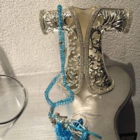 Sezen Hanım'ın mavi ve siyah ağırlıklı karakterli evi