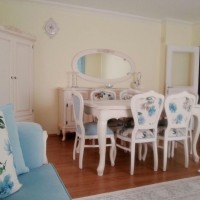 Country ve vintage stilde mavi ve pembelerle çok zarif ev..