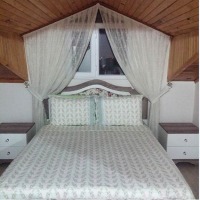 Özlem Hanım'ın mavi, gri ve morlarla renklenmiş enerjik evi