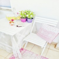 Farklı stiller barındıran zarif bir dekor..