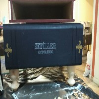 Gizem Hanım'ın üst üste kitaplar şeklinde sehpa projesi