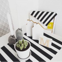 Sema Hanım'ın siyah-beyaz vurgulu İskandinav stil evi..