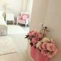 Pastellerin hakimiyetinde feminen ve şık bir dekor.. Pınar hanımın çiçekler açan evi.