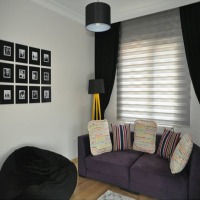 Beyaz ve pembelerle şeker gibi bir ev