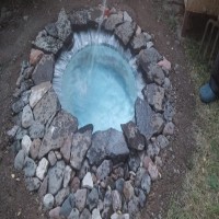 Proje: Zehra hanımın eski lastikten dönüştürdüğü süs havuzu..