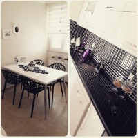 Şeyna Hanım'ın kahve ve siyahı beraber kullandığı şık evi