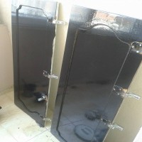 Nurcan Hanım'ın boyayarak yenilediği mutfağı