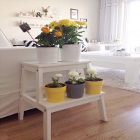 Tabure ve merdivenlerden harika dekorlar..