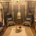 Klasik mobilyalar, göz alıcı aksesuarlar. Büşra hanımın şık salonu.