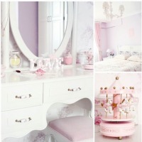 Pudra pembeler ve zarif desenlerle huzur kokan masal ev