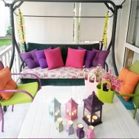 Pembe, mavi ve sarılarla rengarenk bir yaşam