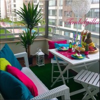 1 balkondan renk ve aksesuar değişimiyle 20 farklı balkon