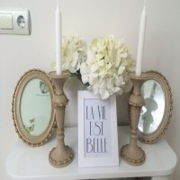 Hem modern, hem romantik bir dekor 