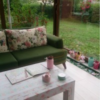 Yeşim Hanım'ın zevkle dekore edilmiş evi ve kış bahçesi