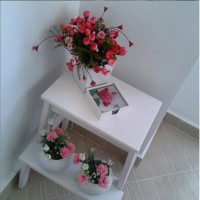 Tabure ve merdivenlerden harika dekorlar..