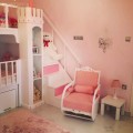Esra hanımın minik kızı için yaptırdığı odası.