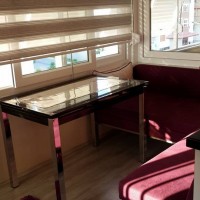 Merve Hanım'ın mor ağırlıklı zevkli evi