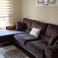 Merve Hanım'ın mor ağırlıklı zevkli evi