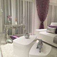 Oya Hanım'ın beyazlar içindeki şık evi