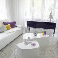 Oya Hanım'ın beyazlar içindeki şık evi