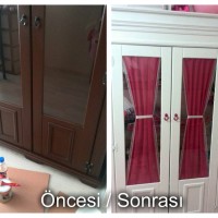 14 yıllık vitrinden giysi dolabı yapımı