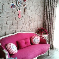 Vurgulu renklerle huzur dolu bir dekor..