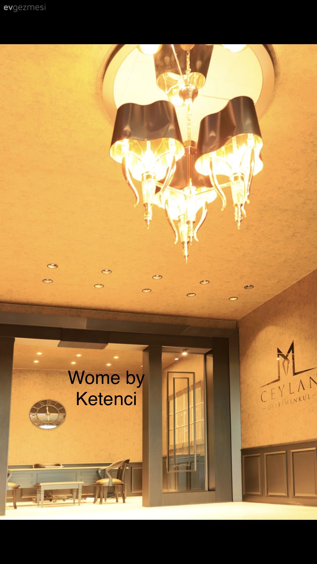 siyah ofis detayları