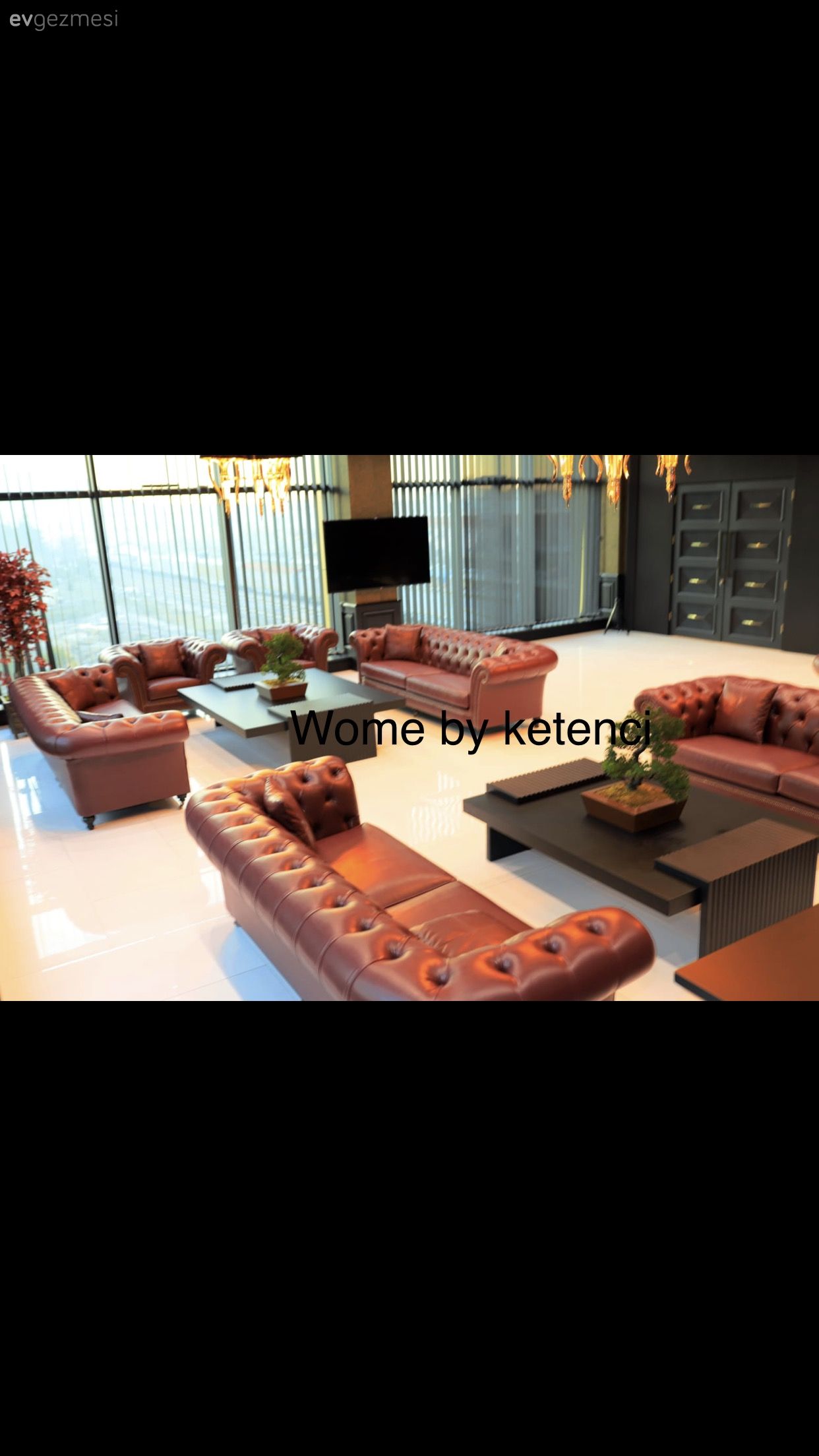 siyah ofis detayları